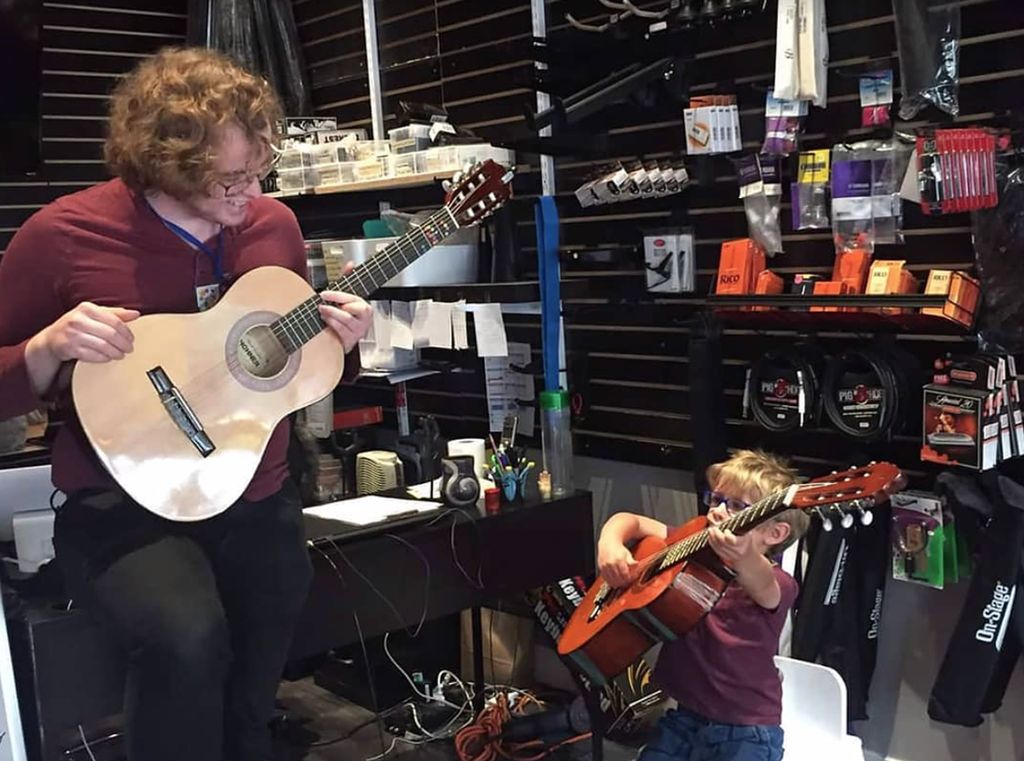 Kids love working with our instructors!