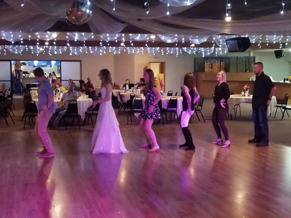 Wedding reception at Memories in Plover, WI. 