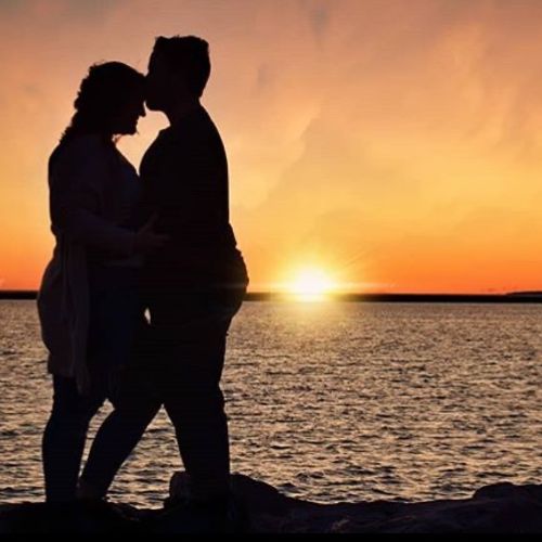 My fiancé & I just had our engagement shoot with L