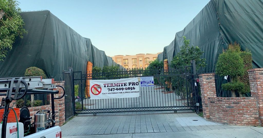 18 units tented by termite pro