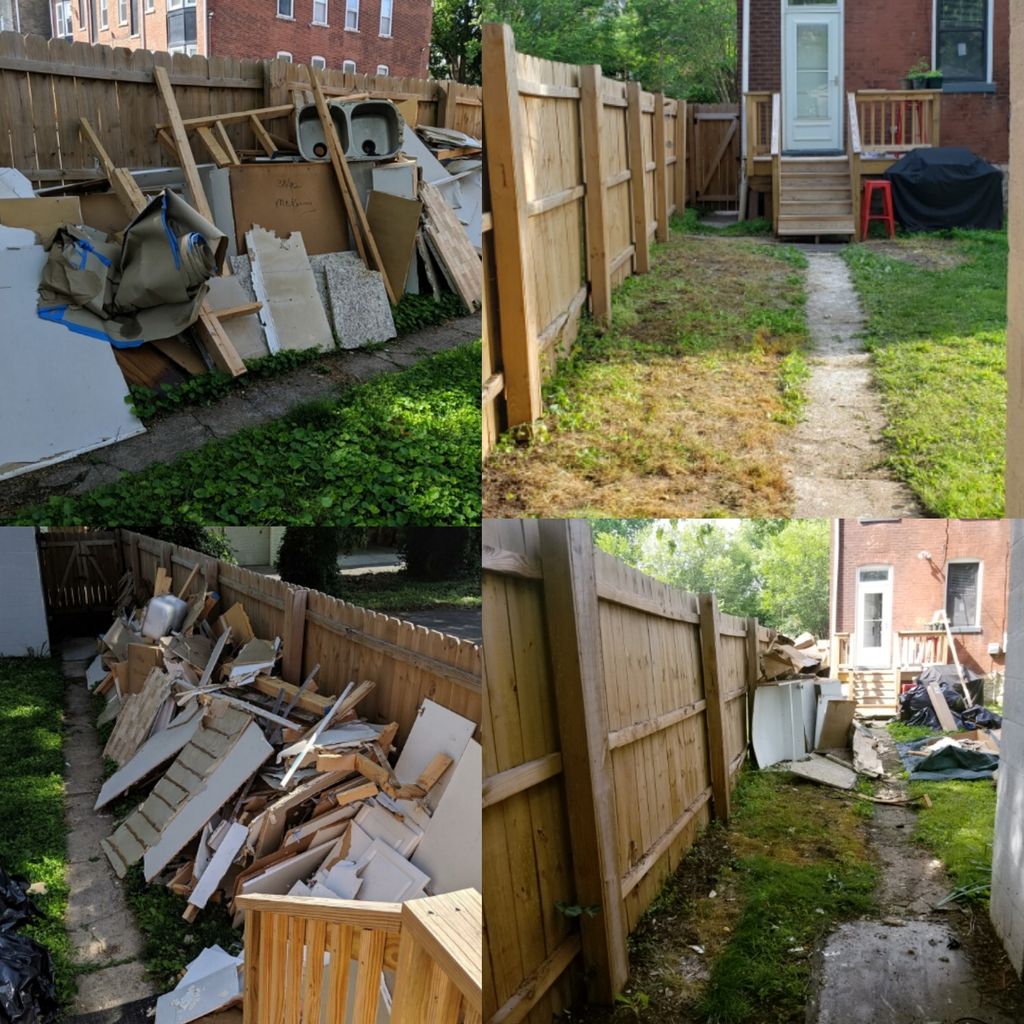 Remodel Debris Removed 