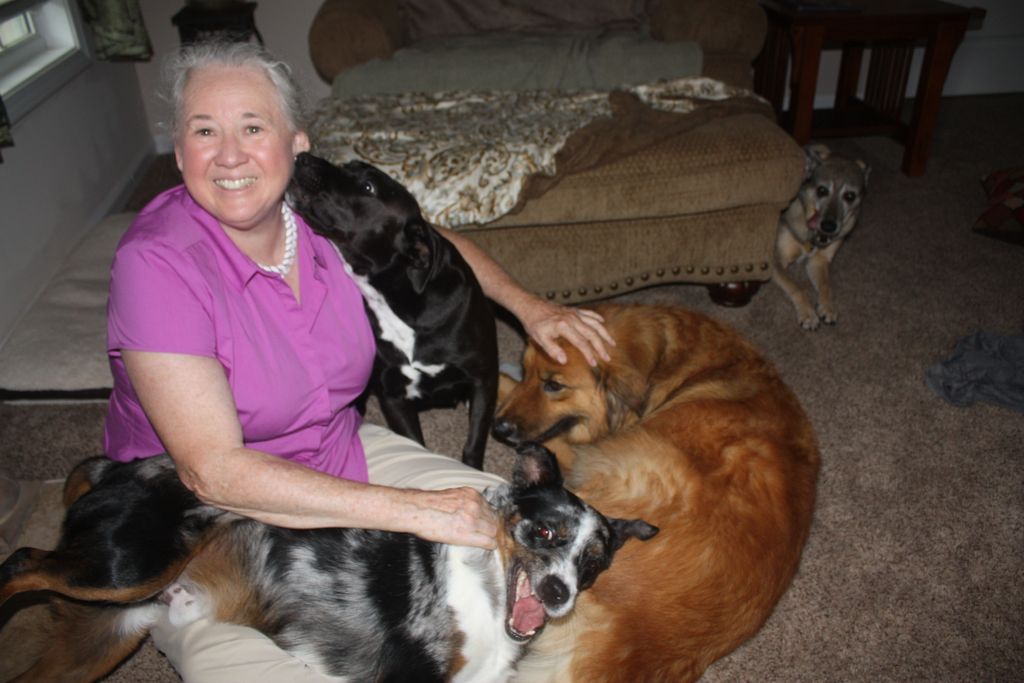 Cuddle time with "the gang!"