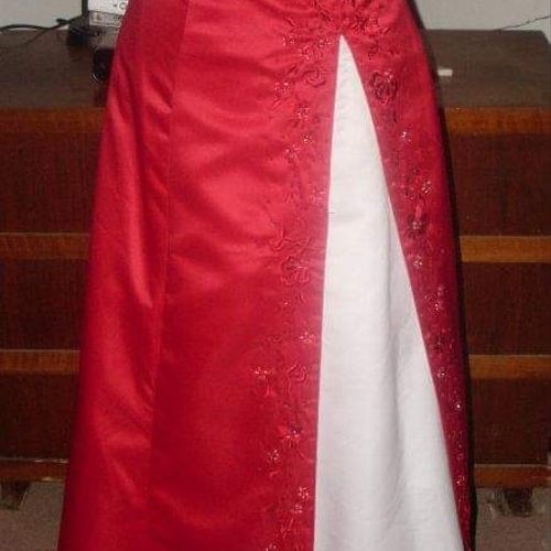 Added the white section for a fuller skirt.