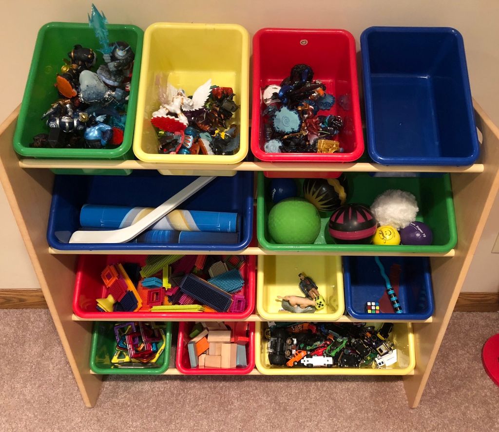 Like with like and we even had an extra bin! 
