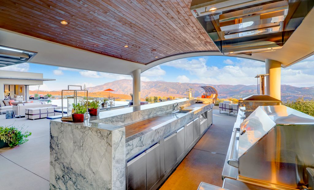 Beautiful outdoor barbeque