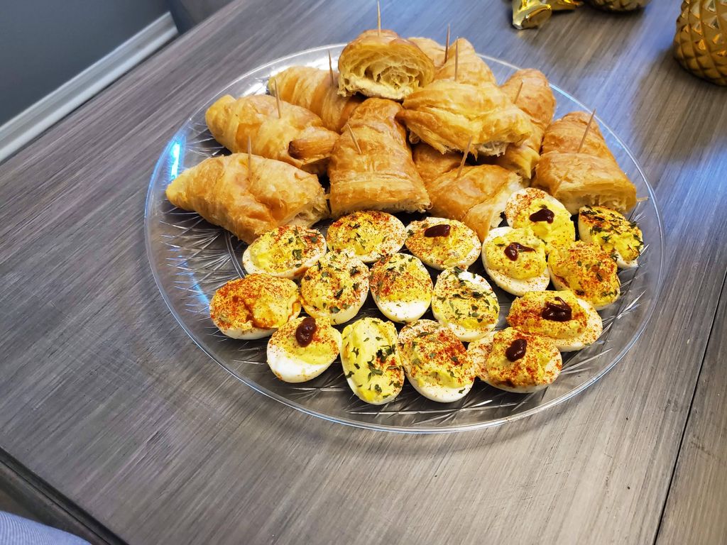 Devil Eggs and Deli Sandwiches 