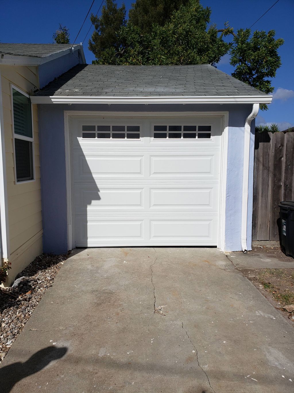 After: Older bay area homes tend to settle and its