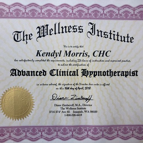Advanced Clinical Hypnotherapist Certification