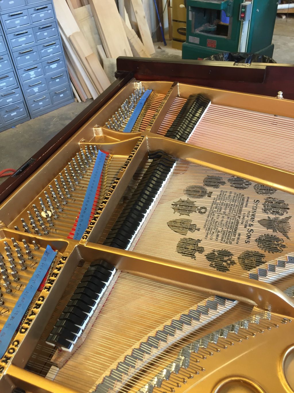 1918 Steinway O nearly completion of rebuilding