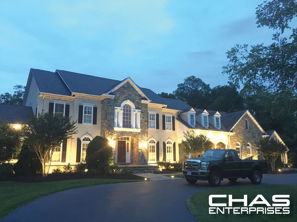 New outdoor lighting installation by Chas Enterpri
