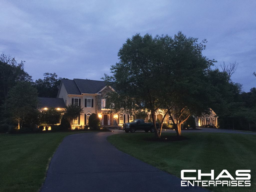 New outdoor lighting installation by Chas Enterpri