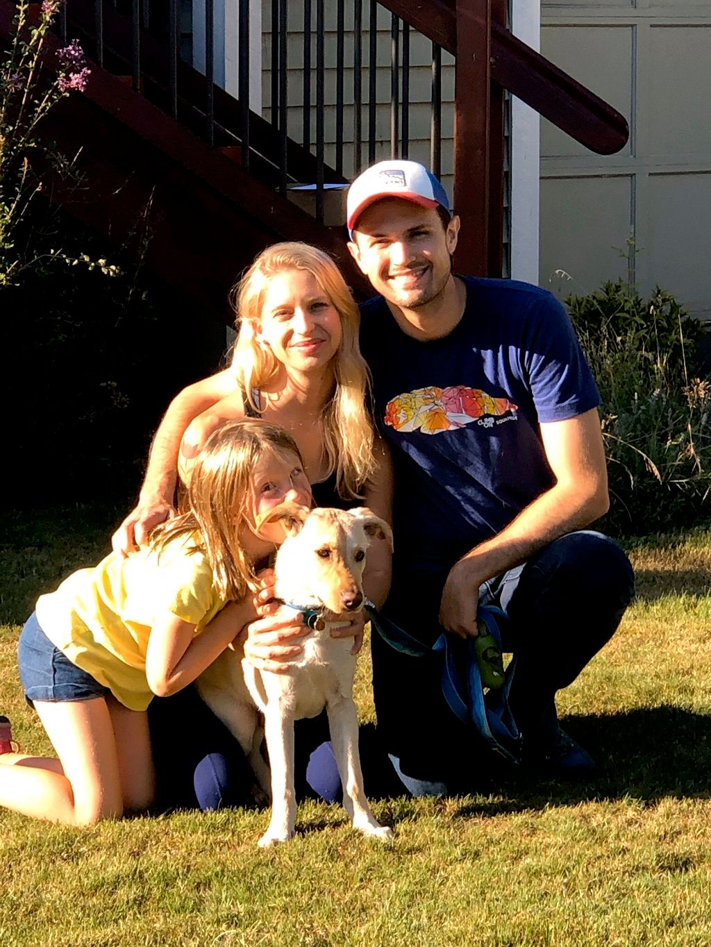 A happy client and his owners!