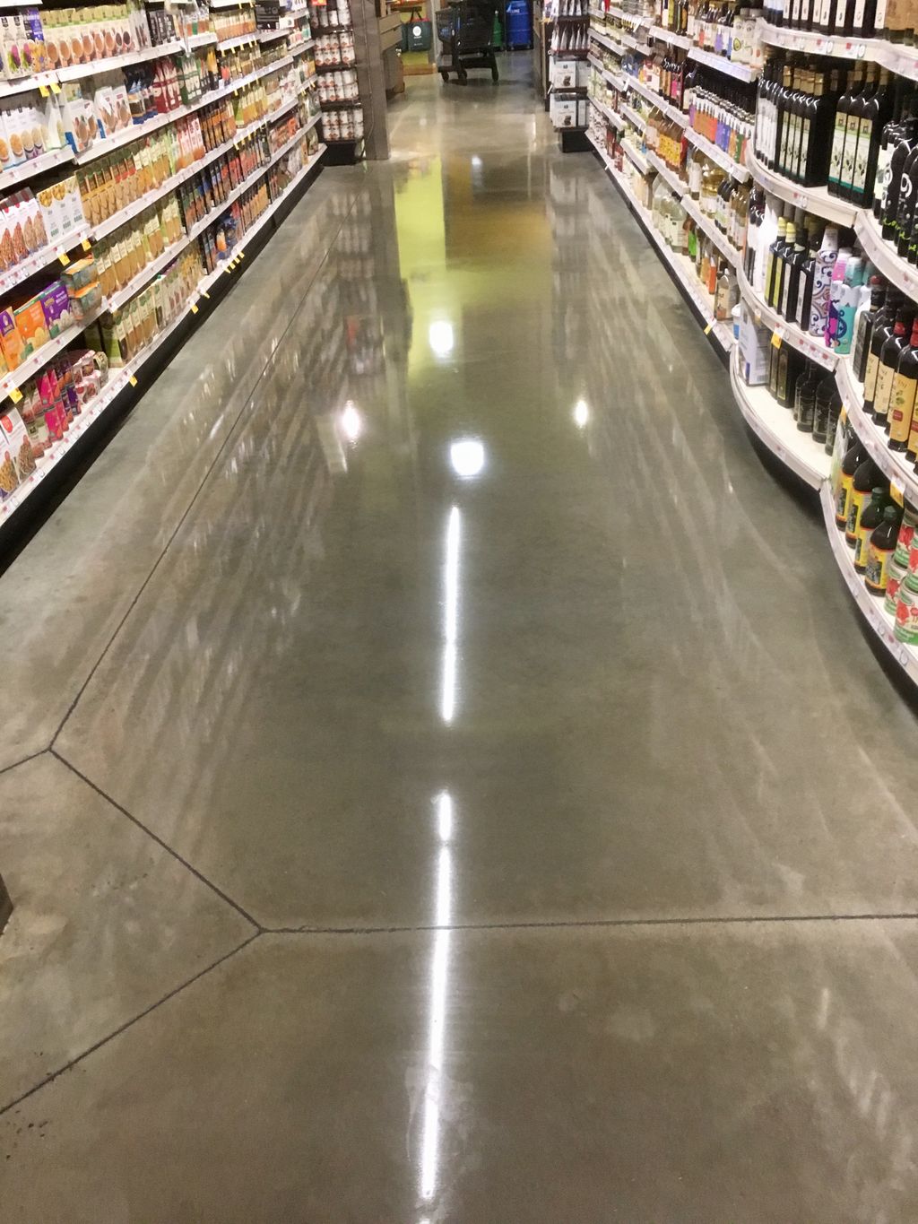 After Concrete floors 