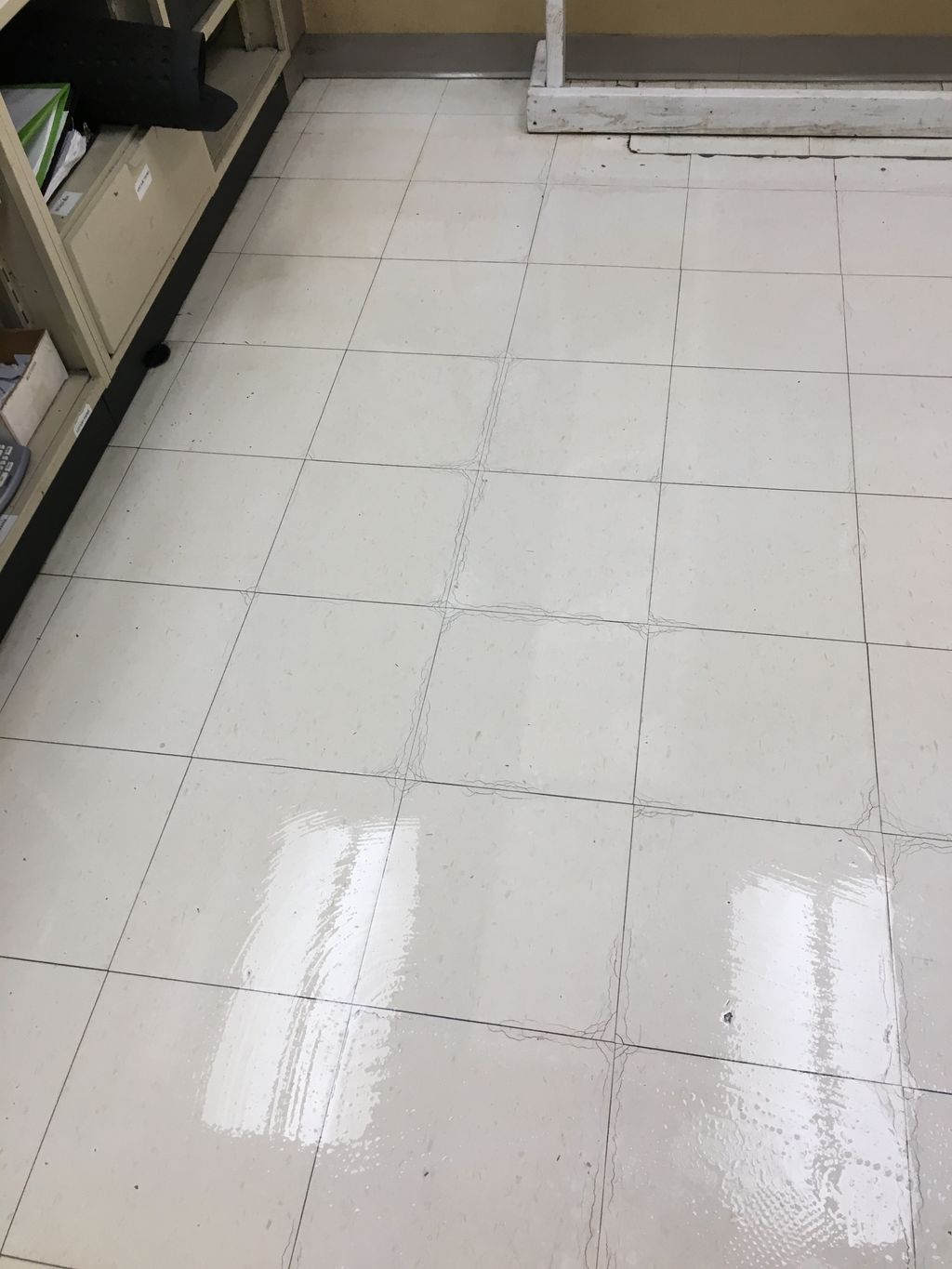 After VCT floors