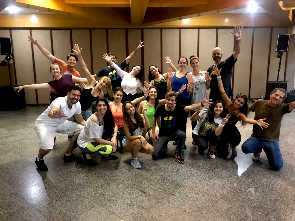 Lambazouk workshop we taught in Brazil 