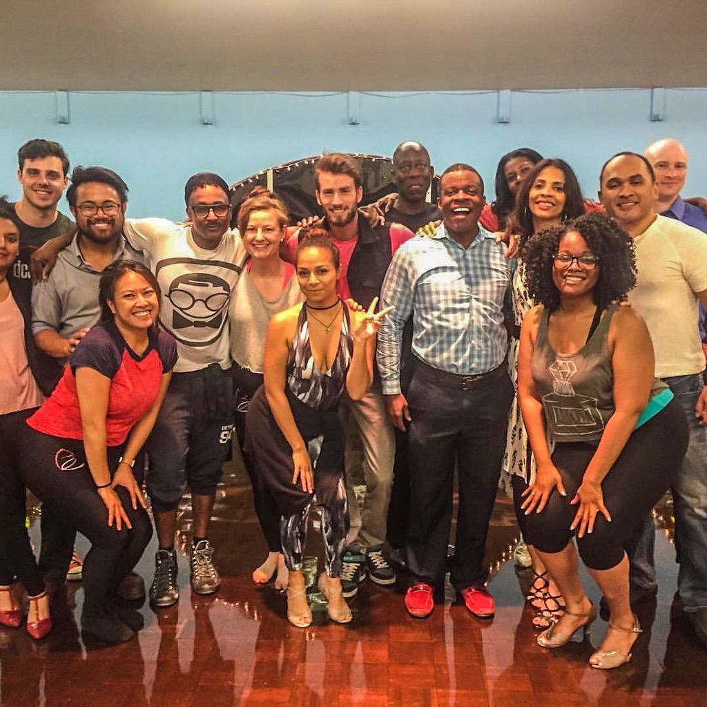 With our students after our workshop at 3rd st dan