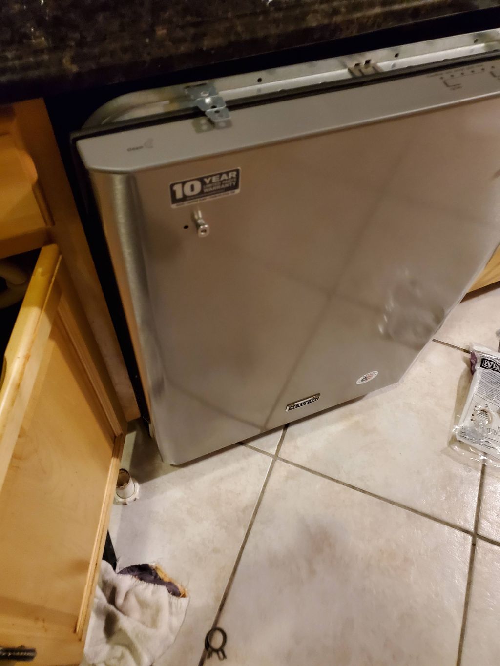 Dishwasher installation 