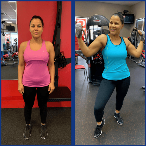 Rosa - 2/2019: 146Lb - 41%BodyFat - 5/2019: 136Lb 