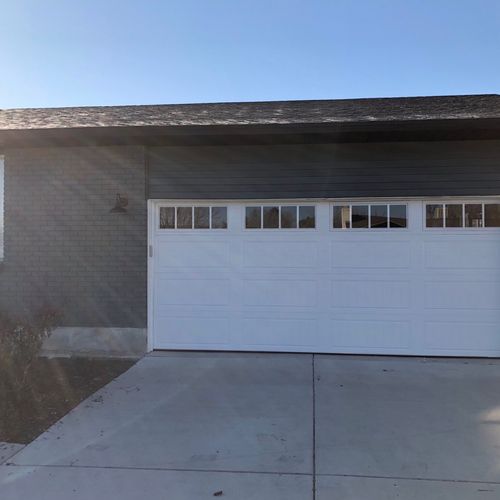 They did an awesome job with our garage door. The 