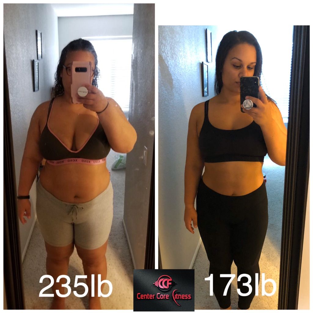 My client Destanee is killing it 62lbs in 8 months