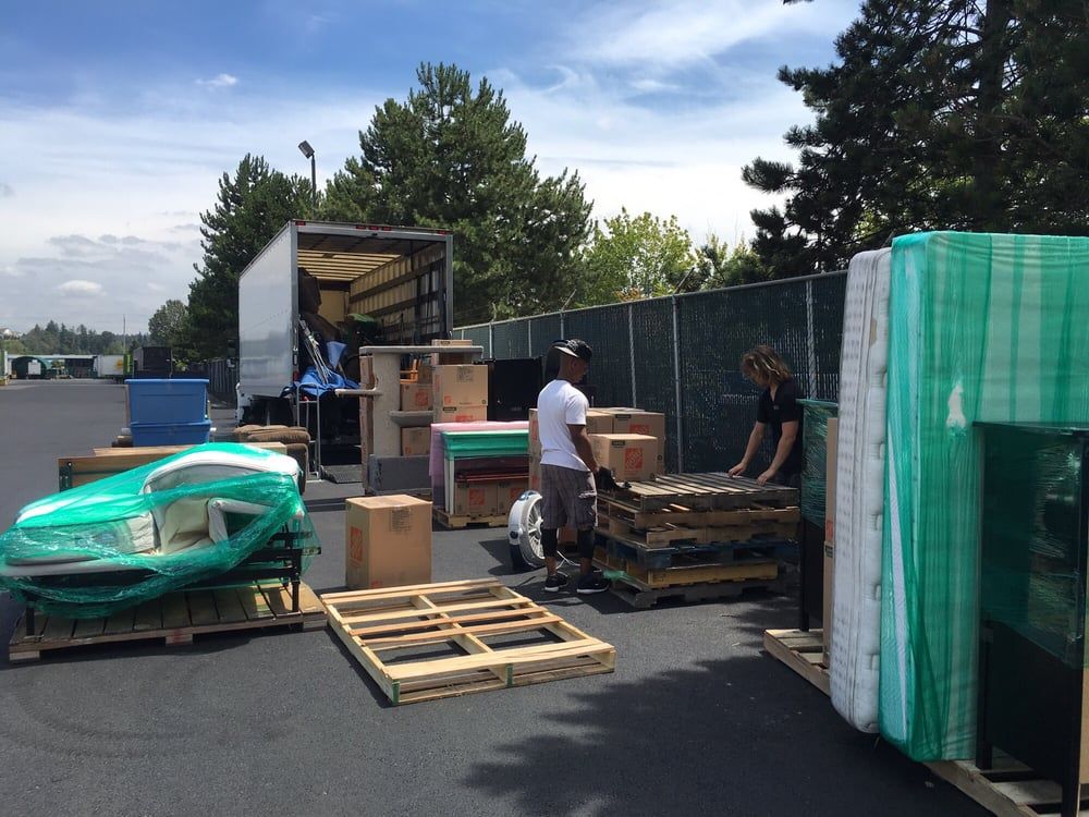 Loading a container