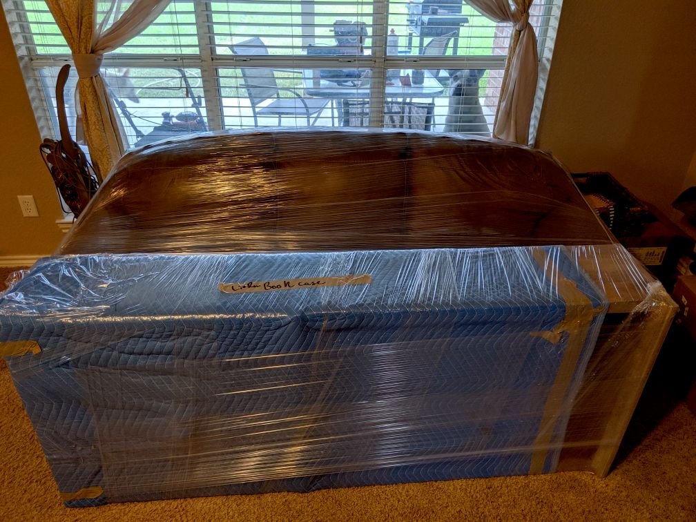 Padding and shrink wrap for transport 