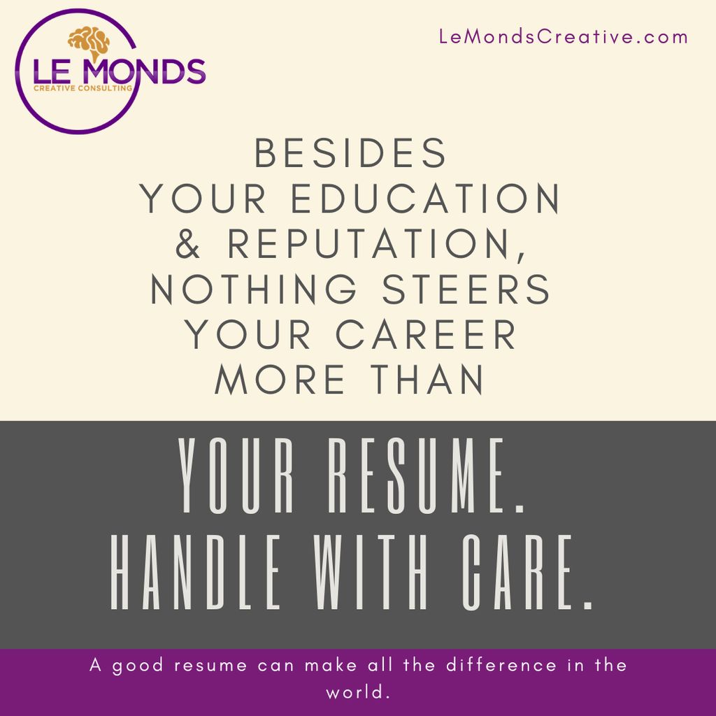 Handle your resume with care