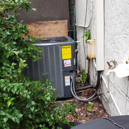 Typical Condensing Unit Install
