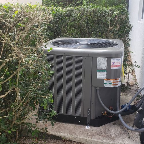 Typical Condensing Unit Install