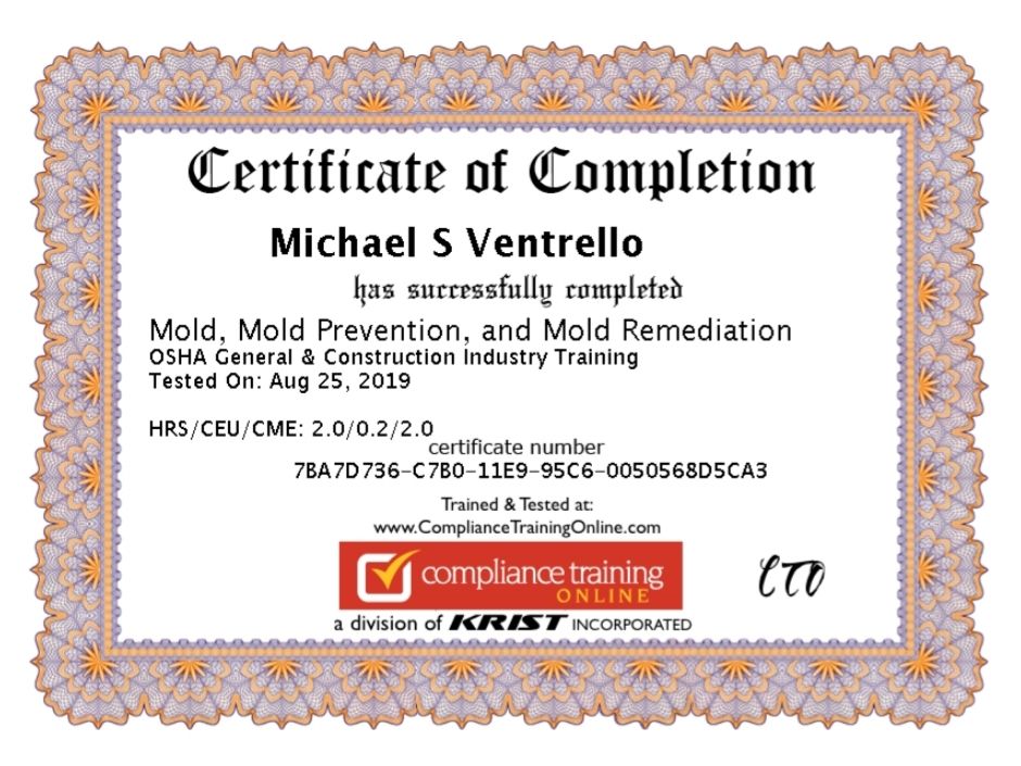 Certification