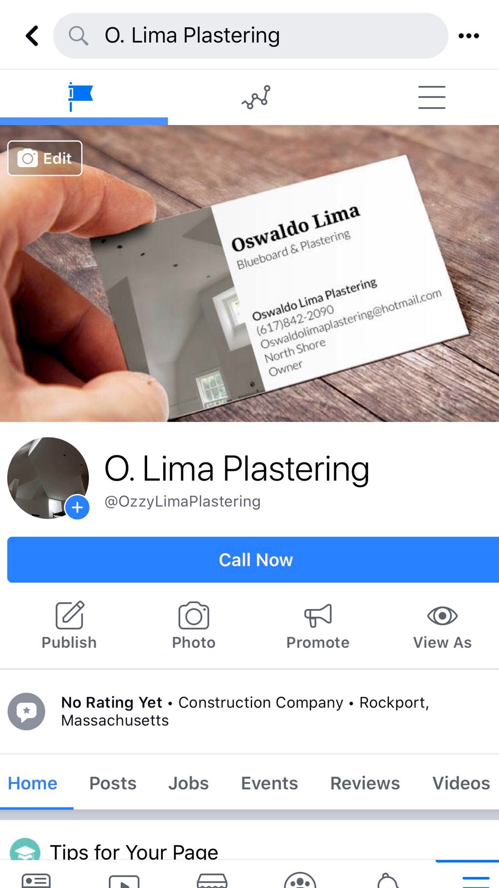 Oswaldo Lima plastering Co.