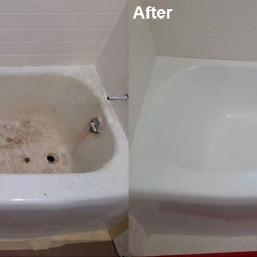 Bathtub Restoration Florida Miami Fl, Repainting A Cast Iron Bathtub