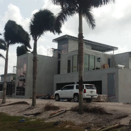 20,000 sq. ft. residence under construction.