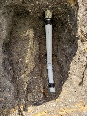 Sewer Repair (3' deep) $1175 (10 yr. warranty on a