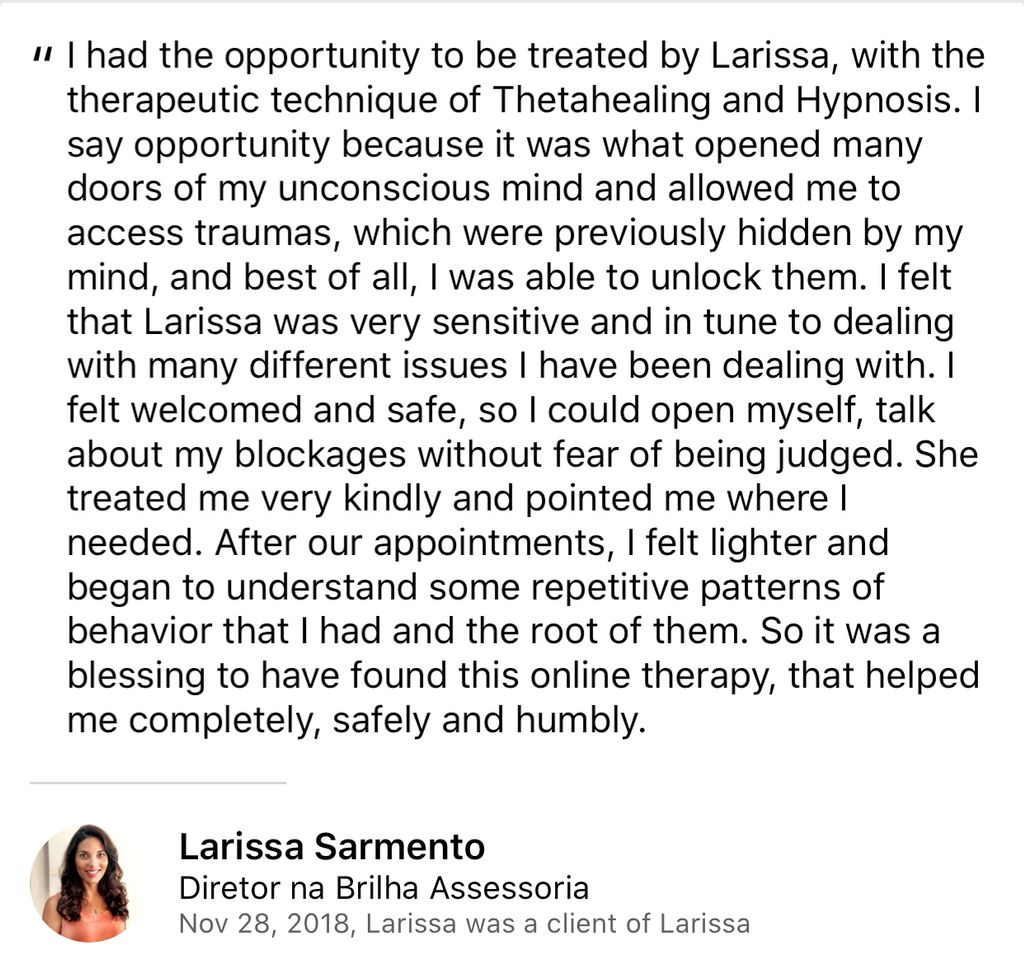 Online Session for a client in Brazil