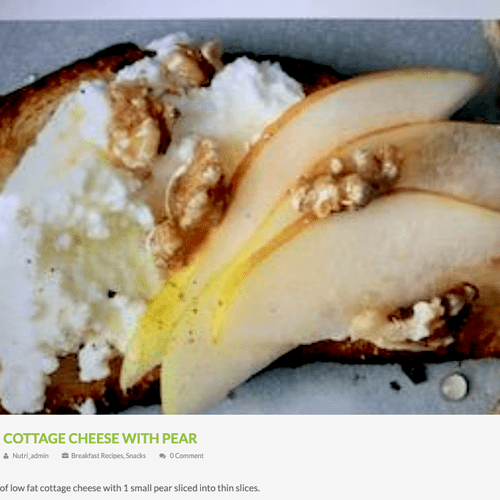 Cottage Cheese w/ Pear
