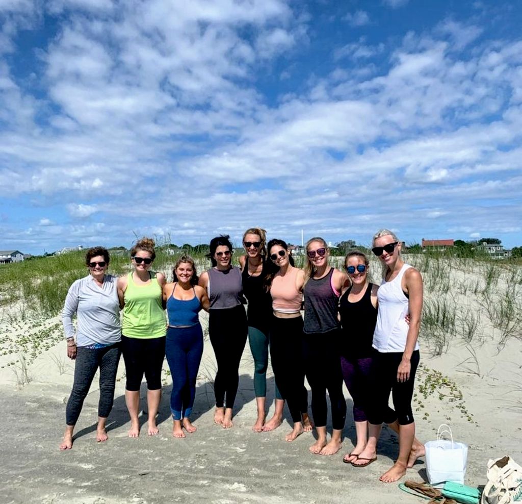 Bachelorette Yoga on Sullivan's Island