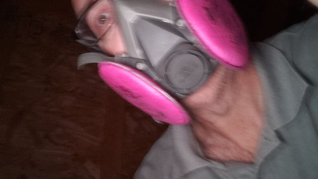 I'm in the attic and not breathing fiberglass dust
