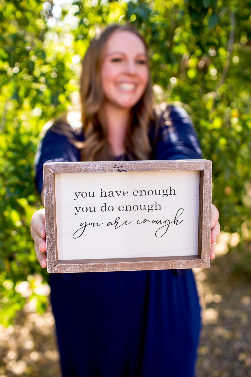 You have enough, you do enough, you are enough