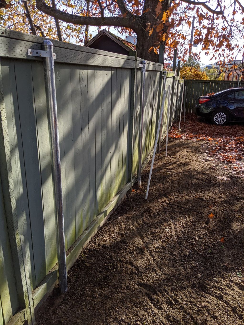 Small fence repair job that went smoothly.  Good c