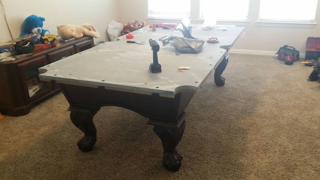 during leveling process