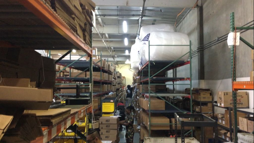 Distribution Center Warehouse in La Mirada. Networ