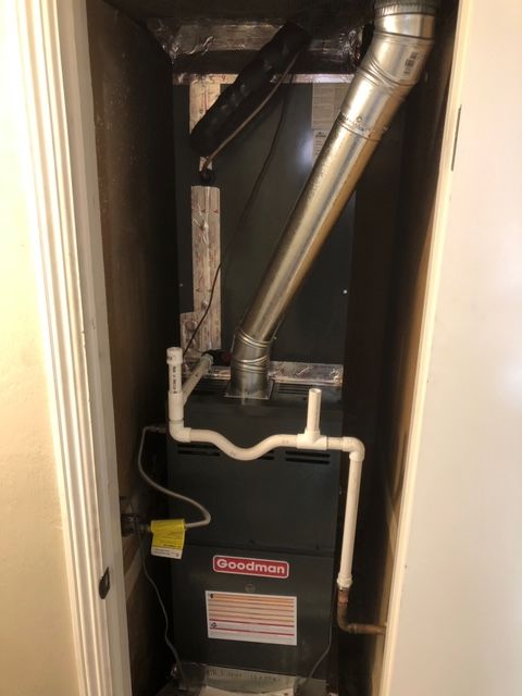 Goodman closet furnace