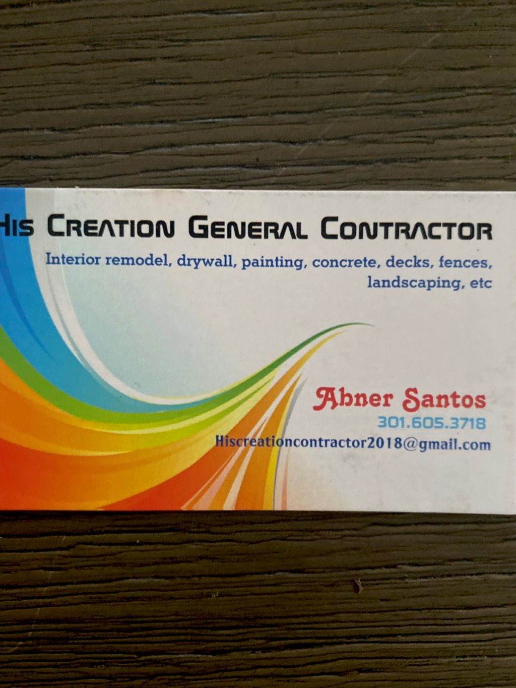 His Creation General Contractor Inc.