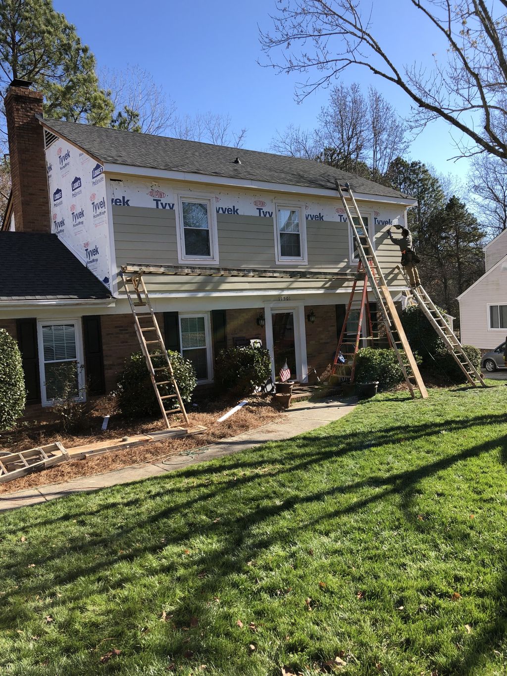 windows replace and hardie plank
