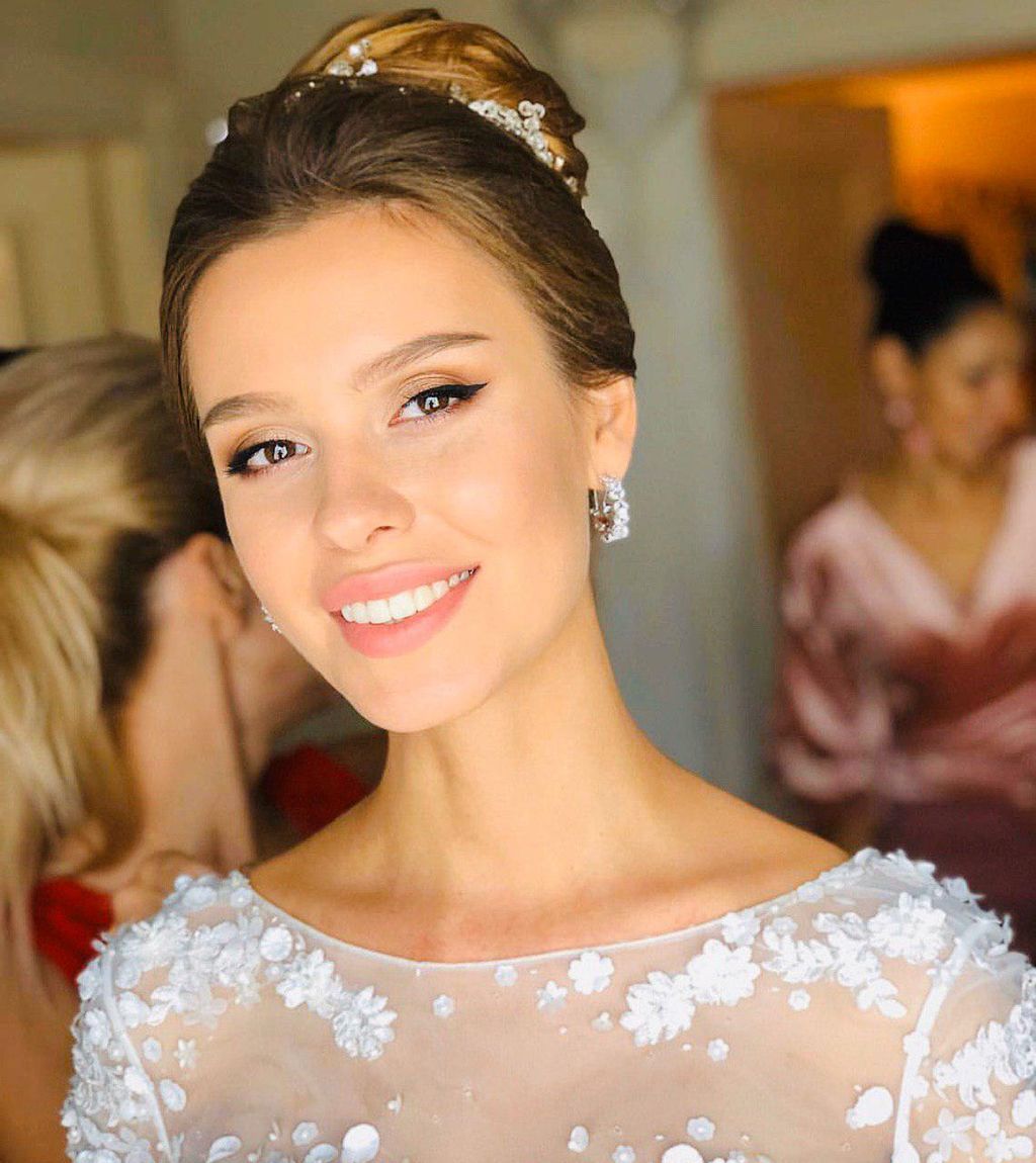 Bridal makeup and hair