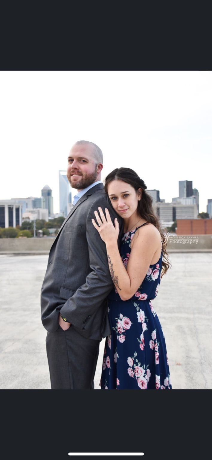 We did our engagement shoot the other day, Jessica