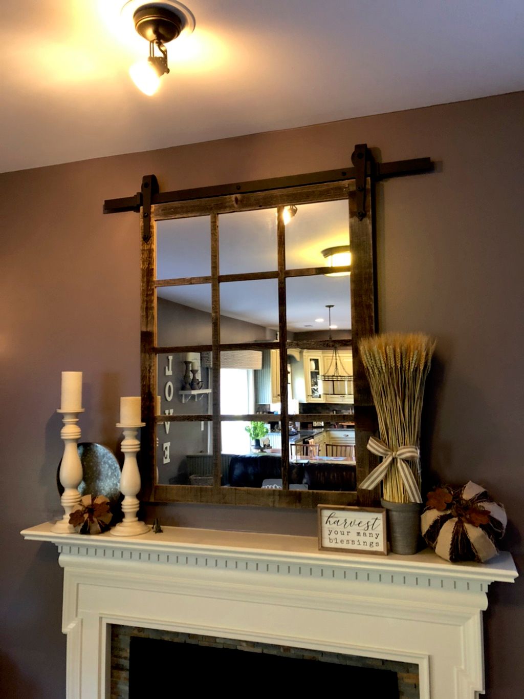 Client bought this mirror and wanted it to be hung