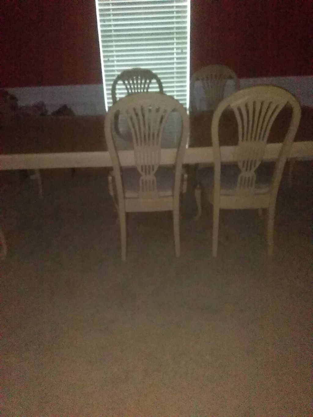 after clean dining room