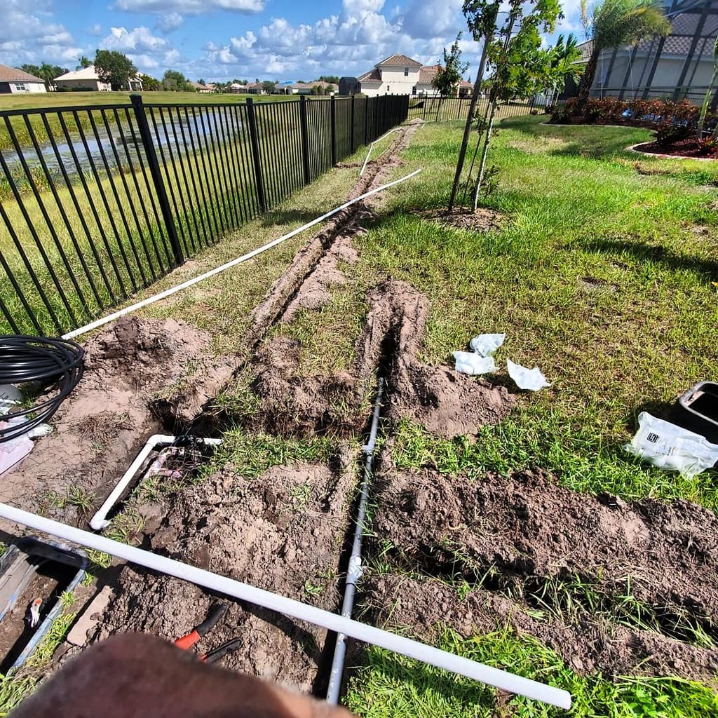Add new irrigation line.